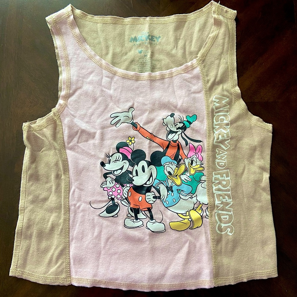 Women’s Disney Cropped Graphic Tank Top